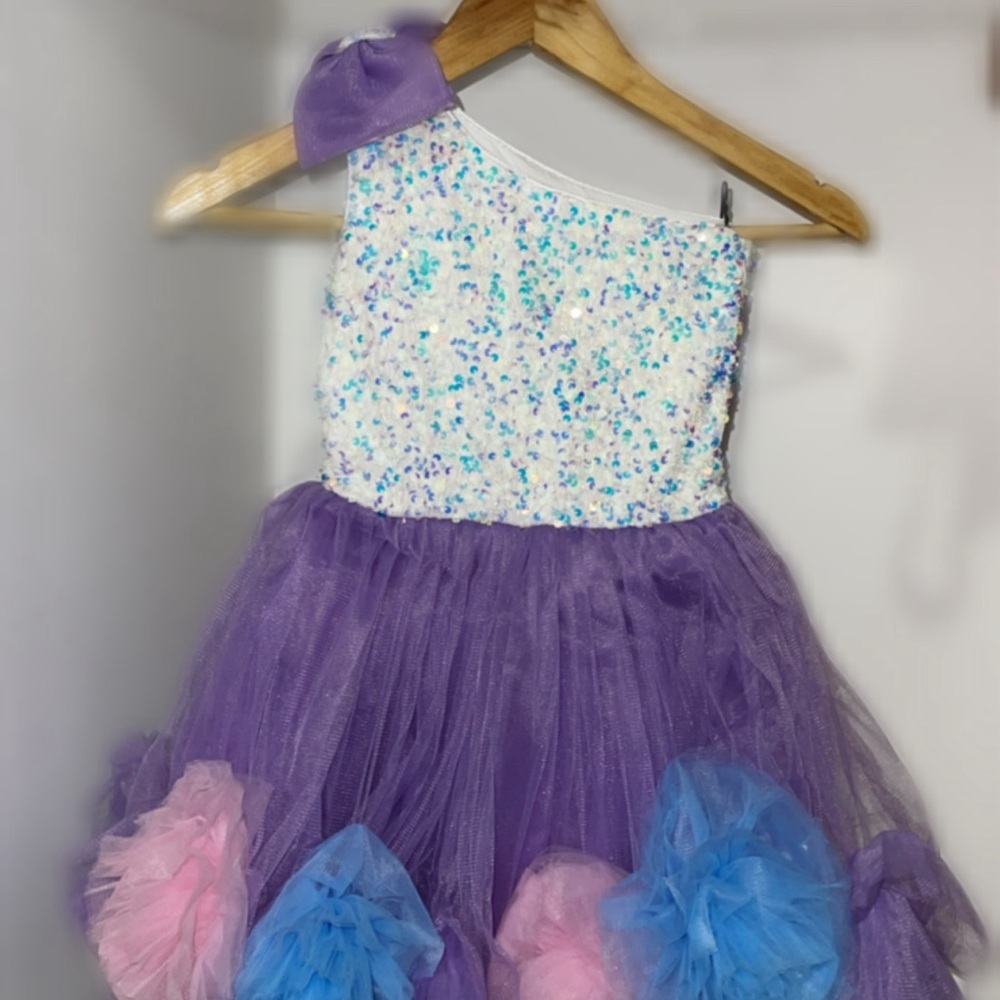 Luxury Purple Party Dress.